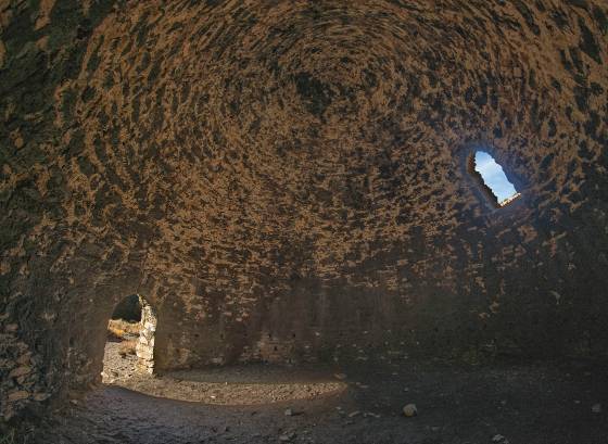 Charcoal Kilns Fisheye The Charcoal Kilns in Death Valley National Park, California