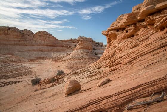 The Wall 2 Sandstone domes on West Clark Bench in Utah