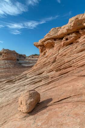 The Wall 3 Sandstone domes on West Clark Bench in Utah