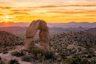 Scorpion Arch at Sunset