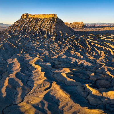 Sunrise at Factory Butte default
