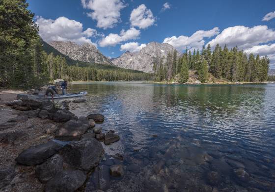 Leigh Lake Leigh Lake at Grand Teton National Park, Wyoming