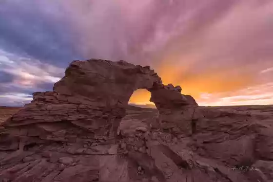 After the storm 3 Arsenic Arch near Hanksville, Utah