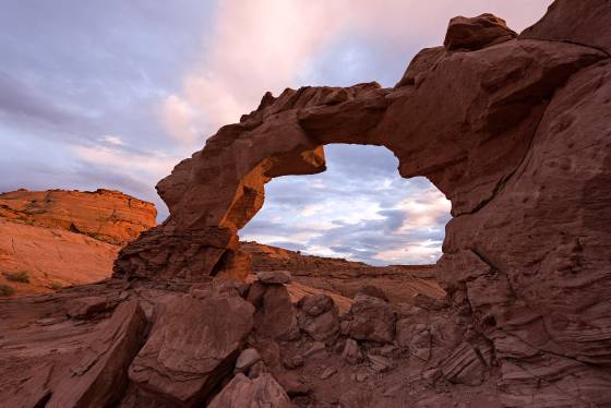 After the storm 5 Arsenic Arch near Hanksville, Utah