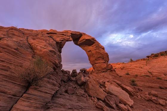 After the storm 6 Arsenic Arch near Hanksville, Utah