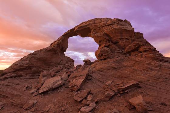 After the storm 7 Arsenic Arch near Hanksville, Utah