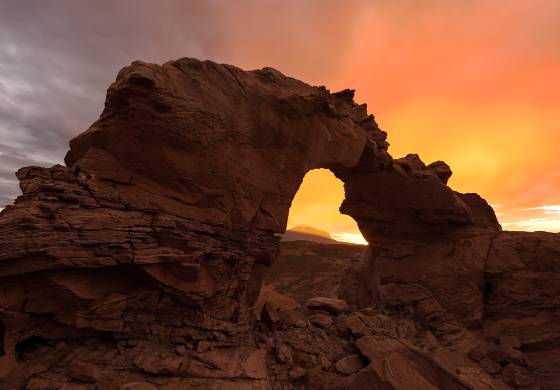 After the storm 8 Arsenic Arch near Hanksville, Utah