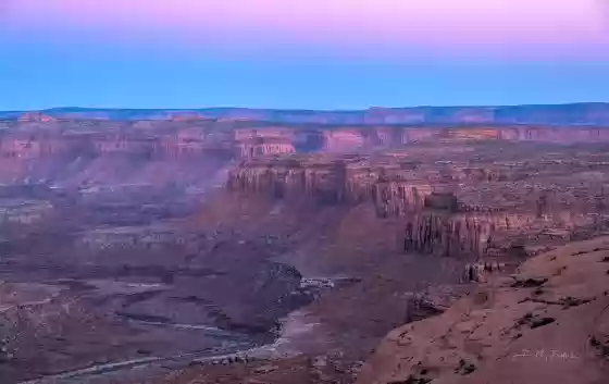 Belt of Venus The Belt of Venus seen from Burr Point near Hanksville, Utah
