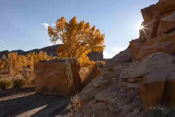 End of the road Loop road closed past here, near Caineville, Utah