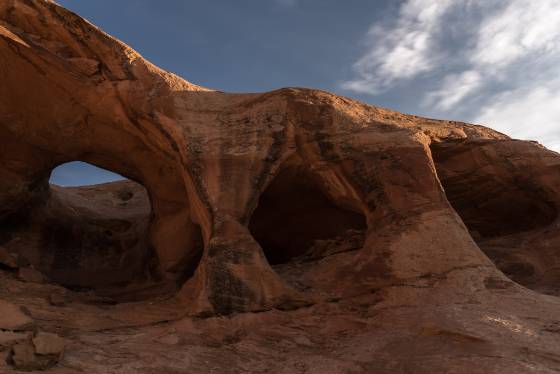 Colonnade Arch Colonnade Arch, also knowqn as Five Hole Arch, in Utah