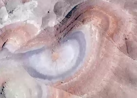 Cow Dung Road Badlands 1 Colorful badlands near Cow Dung Road in Utah.