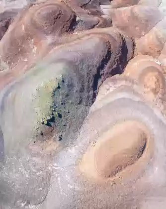 Cow Dung Road Badlands 3 Colorful badlands near Cow Dung Road in Utah.