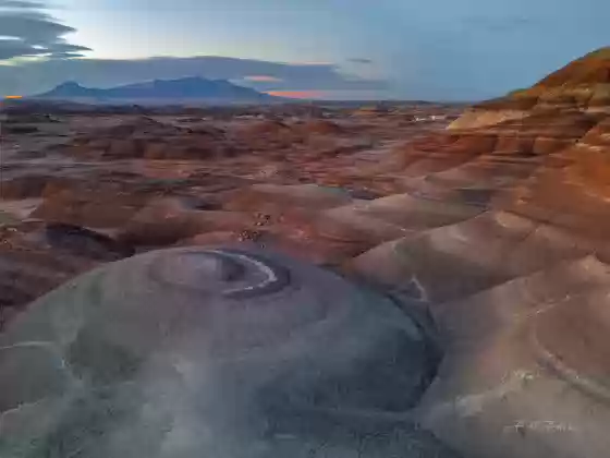 New Bentonite Hills 4 The New Bentonite Hills close to the Mars Desert Research Station near Hanksville, Utah