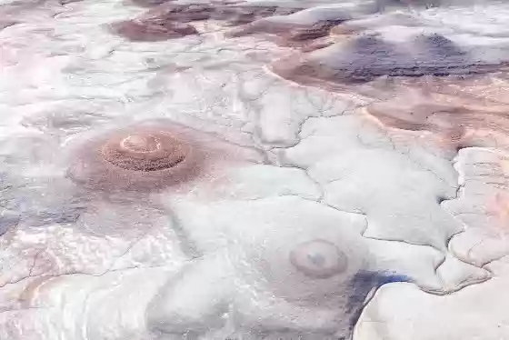 Nipple Hills Eroded badlands with a nipple llike appearance near Cow Dung Road in Utah.