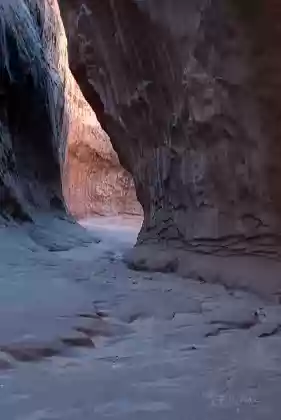 Leprechaun 4 Inscription Chamber in Leprechaun Slot Canyon near Hanksville, Utah