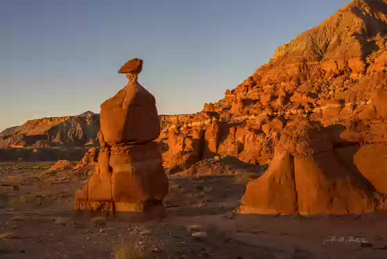 Southern Little Egypt 3 Southern part of Little Egypt Geological Area near Hanksville, Utah at sunrise