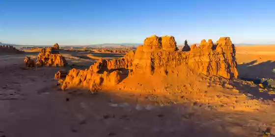 Kathline Rock at Dawn Kathline Rock near Hanksville Utah. Kathline is difficult to photograph because of the road next to it.