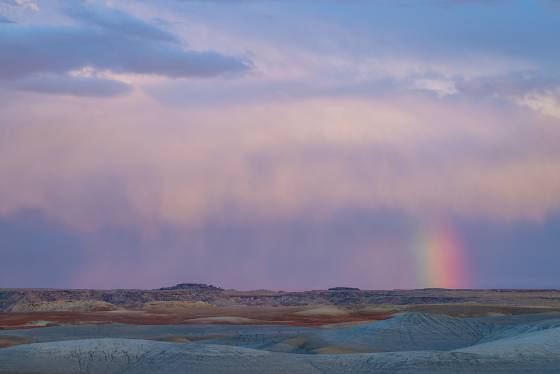 Rainbow 3 Rainbow over the Painted Hills near Hanksville, Utah