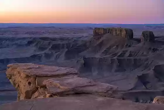 Moonscape Overlook 1 Early morning view of Blue Valley from Moonscape Overlook, also known as Skyline View.