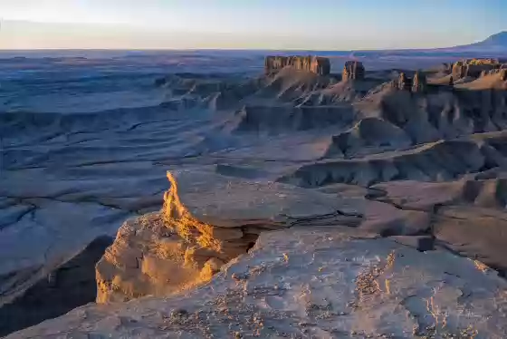 Moonscape Overlook 3 Early morning view of Blue Valley from Moonscape Overlook, also known as Skyline View.