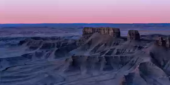 Moonscape Overlook Panorama View of Blue Valley from Moonscape Overlook, also known as Skyline View.