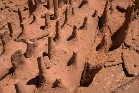 Dragon's Teeth Dragon's Teeth rock formation passed on the hike to Colonnade Arch