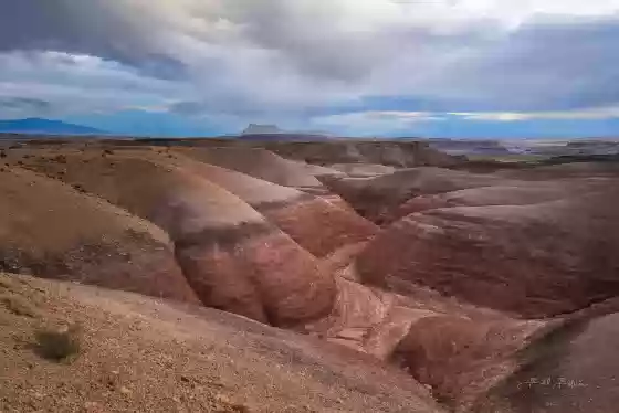 Wild Horse Road Badlands 40 Badlands near Wild Horse Road, Utah.