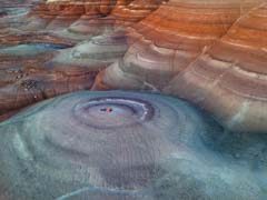 The New Bentonite Hills near the Mars Desert Research Station in Utah