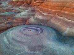 The New Bentonite Hills near the Mars Desert Research Station in Utah