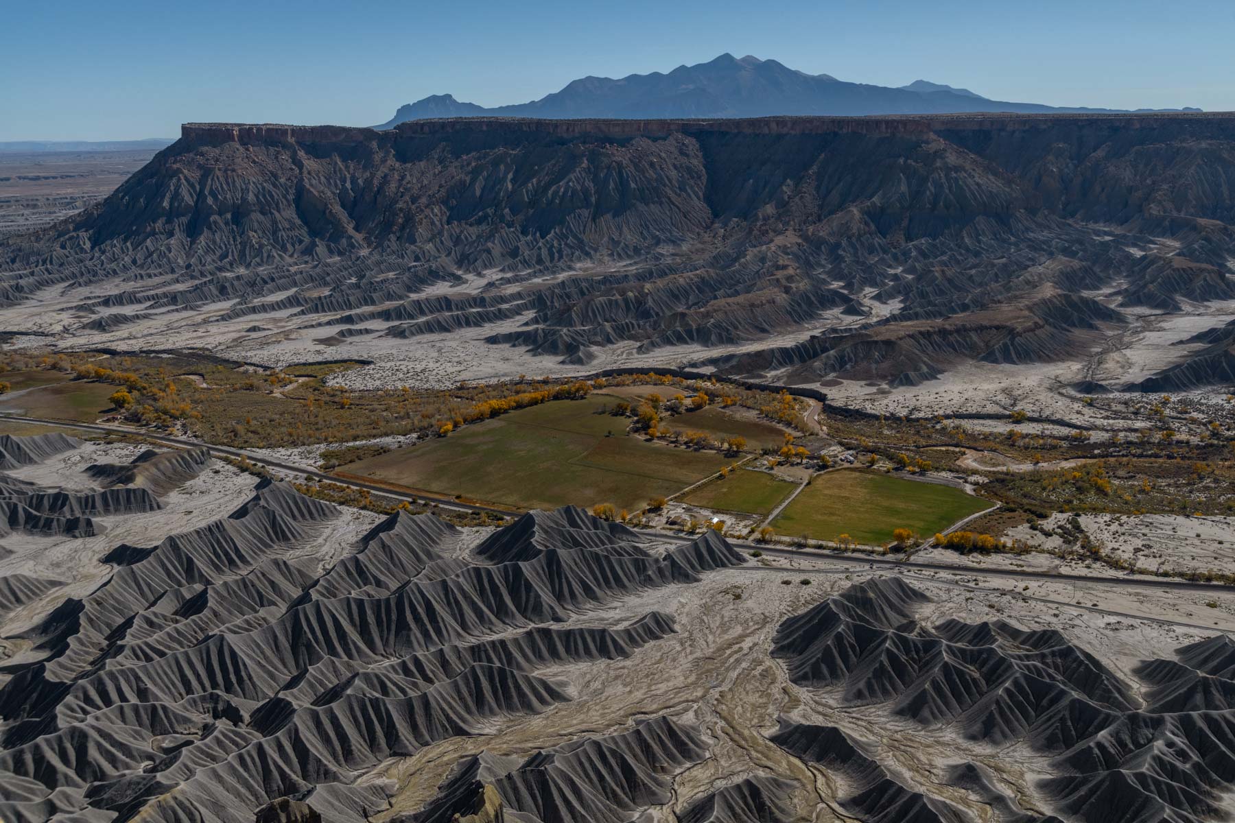 Mancos Shale Badlands near Caineville, Utah 