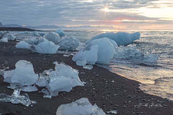 Jokulsarlon Ice Beach Ice Beach in Iceland refers to Jökulsárlón Beach, also known as Diamond Beach. This stunning beach is near the Jökulsárlón glacial lagoon in the Vatnajökull...