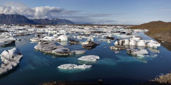 Jokulsarlon Glacial Lagoon Panorama 3 Jokulsarlon Glacial Lagoon in Iceland