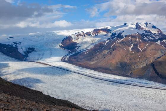 Skaftafell Glacier Skaftafell Glacier in Vatnajokull National Park, Iceland