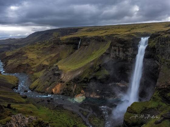 Haifoss Haifoss in the Western Region of Iceland on the river Fossa.
