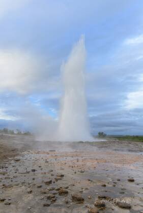 Strokkur 2 Strokkur in Geyser Hot Sprins, Iceland