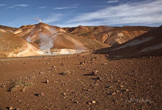 Hveradalir Thermal Area No 3 Hveradalir Thermal Area, in Kerlingarfjoll mountain range in Iceland