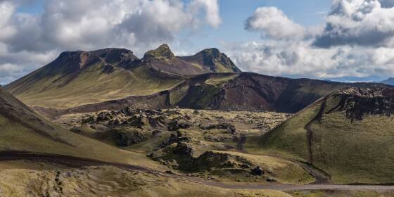 Landmannalaugar Panorama 2 Landmannalaugar in Iceland's southern Highlands