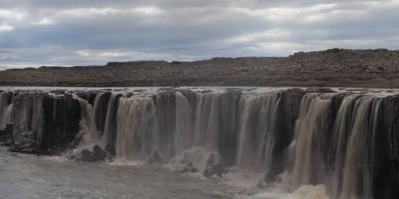 Dettifoss Panorama Dettifoss is located in Vatnajökull National Park in Northeast Iceland. The waterfall is situated on the Jökulsá á Fjöllum River, which originates from the...