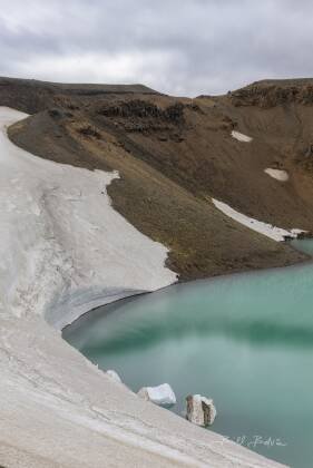 Viti Crater 2 View of Viti Crater in Northeast Iceland.