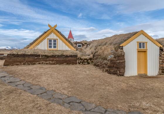 Glaumbaer Turf Houses 3 Glaumbaer Turf Houses in northwest Iceland.