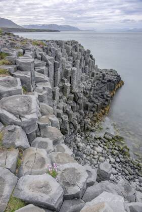 Stadarbjorg Basalt Columns 3 Stadarbjorg Basalt Columns near Hofsos, Iceland.