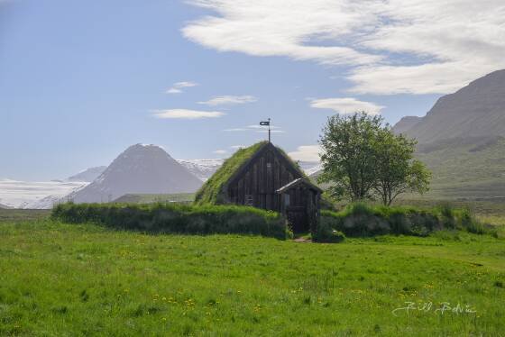 Grafarkirkja Turf Church 1 Grafarkirkja turf church in Iceland.