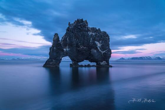 Hvitserkur Offshore Rock 4 Hvítserkur is located on the Vatnsnes Peninsula in northwest Iceland, near Hvammstangi. The rock formation is composed of basalt and stands about 15 meters...