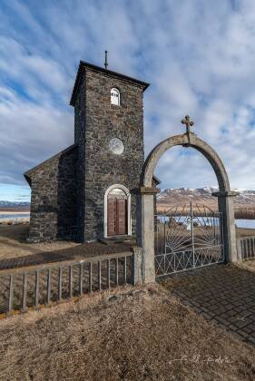 Thingeyrar Church 5 Thingeyrar Church in northwest Iceland.