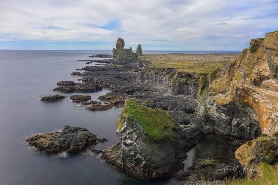 Londranger View Point Looking south from Londranger View Point on Snaefellsnes Peninsula, Iceland.