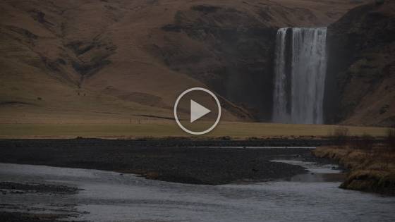 Skogafoss-from-the-Ring-Road-Video