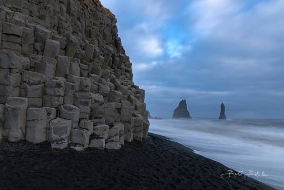 Reynisfjara Black Sand Beach Reynisfjara Black Sand Beach near Vik, Iceland.