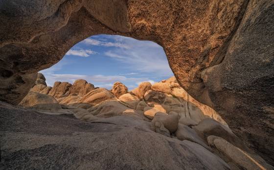 Arch Rock from the East 2 Arch Rock in Joshua Tree National Park