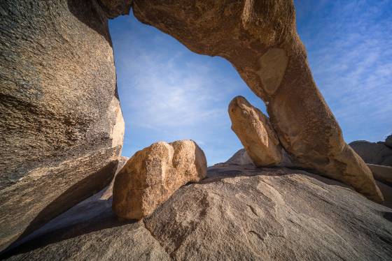 Arch Rock seen from NW 1 Arch Rock in Joshua Tree National Park