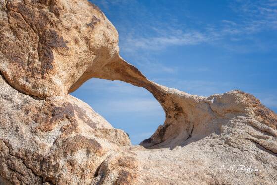 11S-640335-3772485 Arch 11S-640335-3772485 in northeast Joshua Tree National Park.